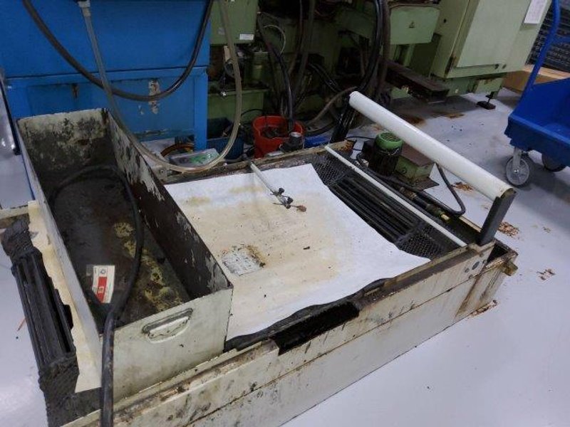 OKUMA MODEL #GA-34N CNC CYLINDRICAL GRINDER W/ TOOLING, MIST COLLECTOR &amp; FILTER: YOBRO #26469