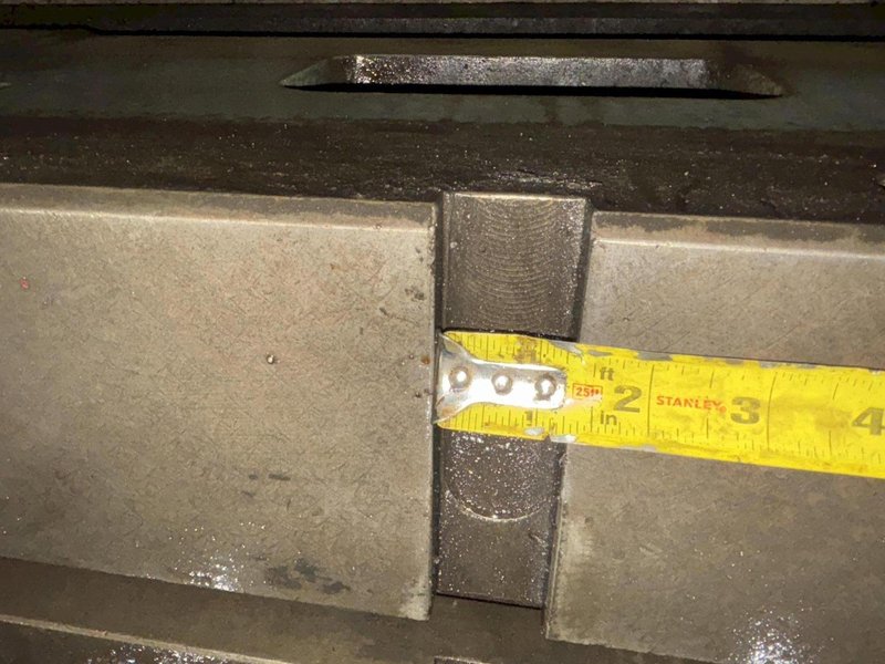96" X 120" GIDDINGS &amp; LEWIS T SLOT POWERED AIR LIFT ROTARY TABLE: STOCK #22066