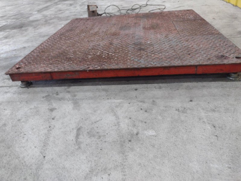 10,000 LBS BRECHBUHLER MODEL #UMC600AAAC PLATFORM FLOOR SCALE: STOCK #21653