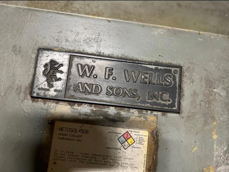 W.F. WELLS HORIZONTAL BANDSAW #3318