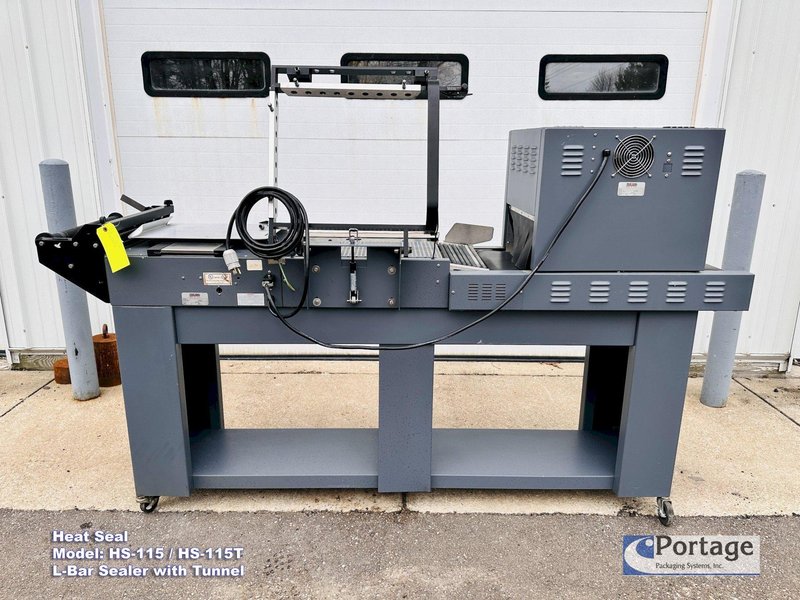 HEAT SEAL Model: HS-115 &amp; HS-115T  ||  Combination L-Bar Sealer &amp; Heat Tunnel