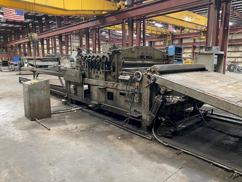 72" X .109" X 40,000 LB IOWA PRECISION #40M72 SLEAR SLITTING &amp; CUT TO LENGTH LINE STOCK# 2178