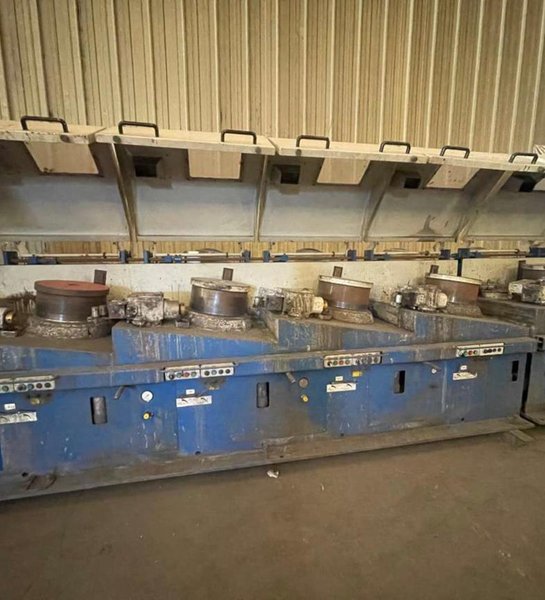 Koch KGT 16/9, 9 Block Steel Intermediate Wire Drawing Line (14713)