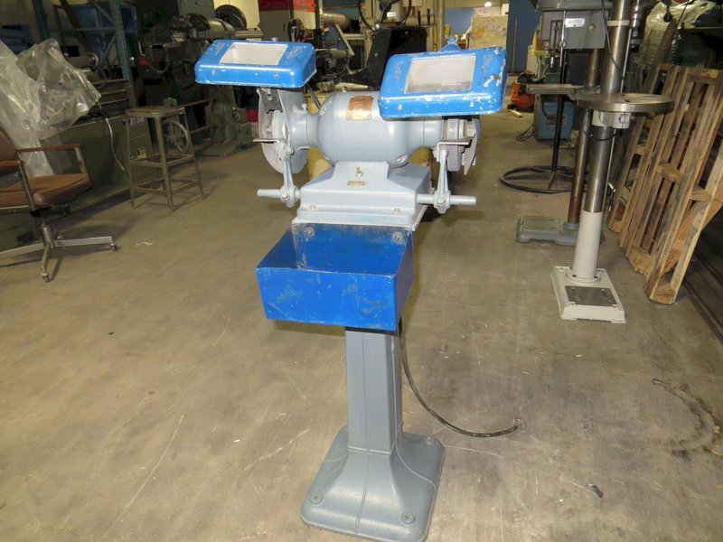 1/2 HP Diehl Bench Grinder with Cast Iron Pedestal