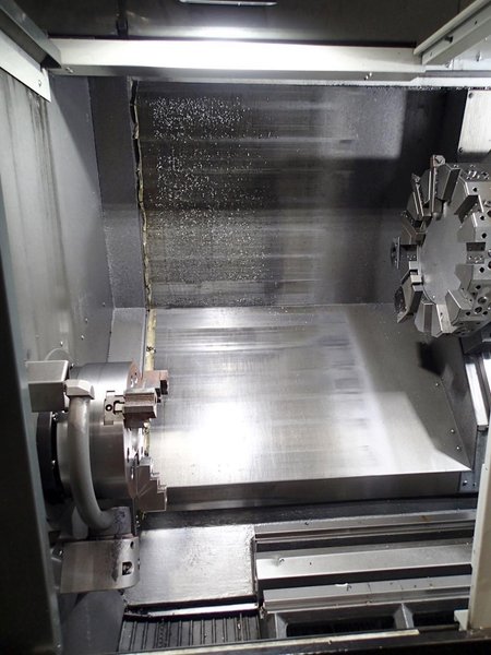 Haas ST-35 CNC Lathe, 2022 – Programmable Tailstock, Presetter, 12″ Chuck, Conveyor