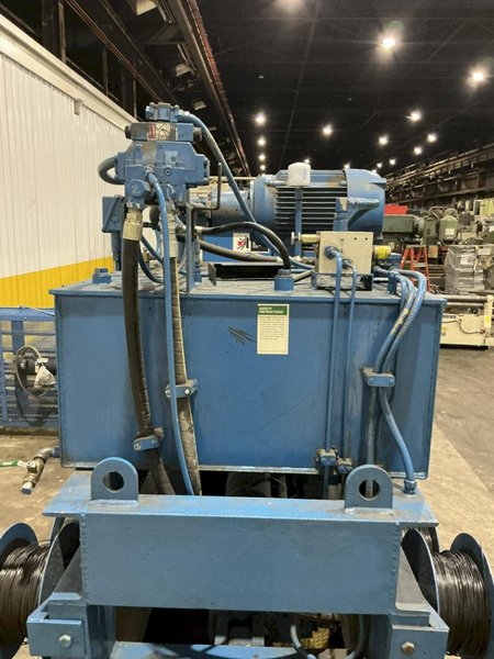 30" X 40" SELCO MODEL HSO-128A AUTO-TIE TOP LOADING HORIZONTAL HYDRAULIC BALER SYSTEM, W/ CONVEYOR &amp; DUMP HOPPER: YOBRO #26210