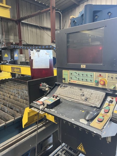 8′ x 20′ Ajan Plasma-Oxy Cutting Table, 2016 – Ajan PP 260A Power Source, 5 Axis