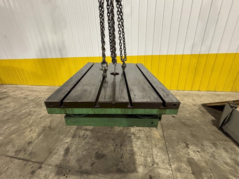 36" X 48" GIDDINGS &amp; LEWIS AIR LIFT ROTARY TABLE: STOCK #23588
