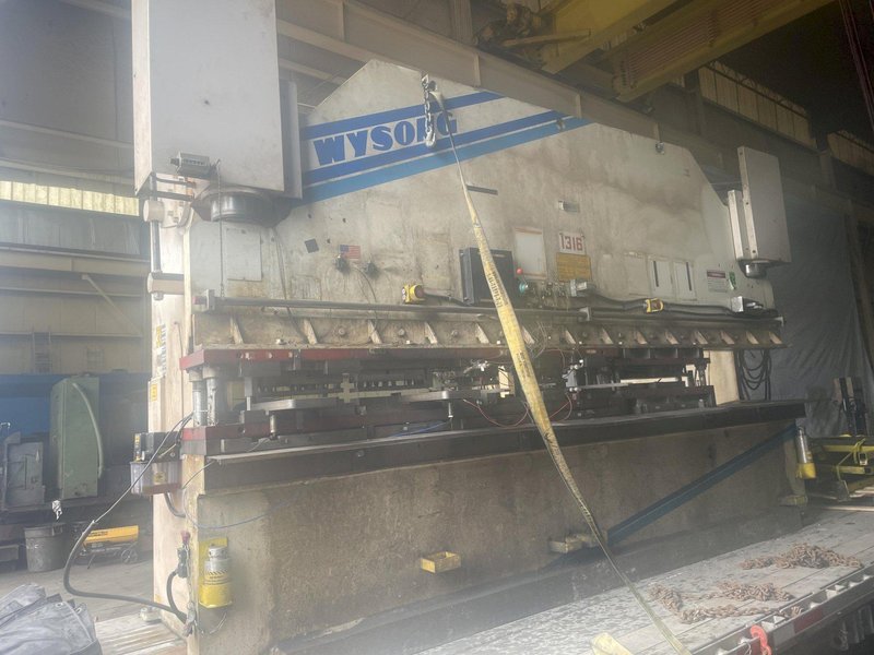 175 TON X 14' WYSONG HYDRAULIC PRESS BRAKE: STOCK #76645