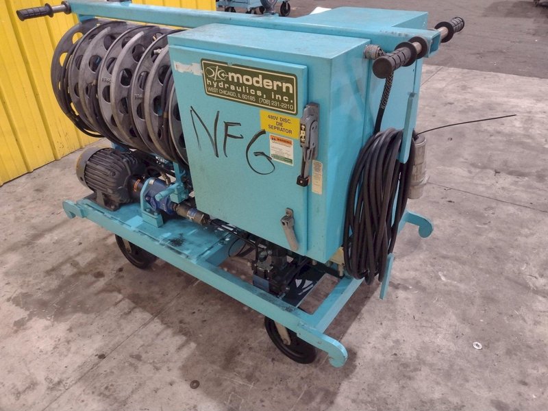 40 TON MODERN HYDRAULICS 4 CYLINDER PORTABLE HYDRAULIC DIE SETTING &amp; SEPARATING SYSTEM: STOCK #23776