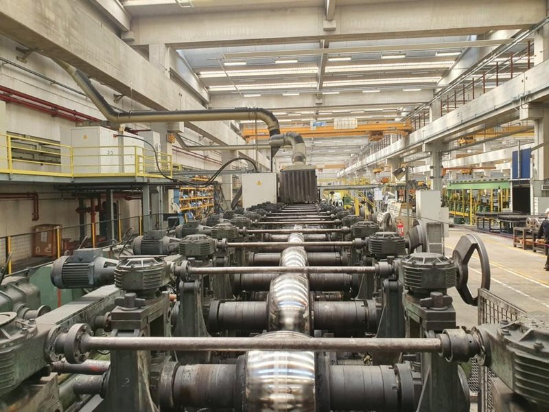 12" OD x 8mm wall OME Tube Mill