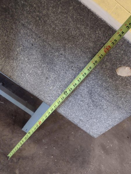 8' X 4' X 14" CHALLENGE PRECISION LAYOUT INSPECTION GRANITE TABLE: STOCK #23811