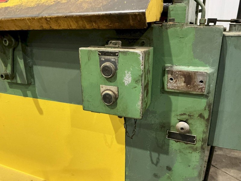 36" WIDE LITTELL VARIABLE SPEED FEEDER / TENSION STAND WITH ENTRY &amp; EXIT PINCH ROLLS: YOBRO #26036