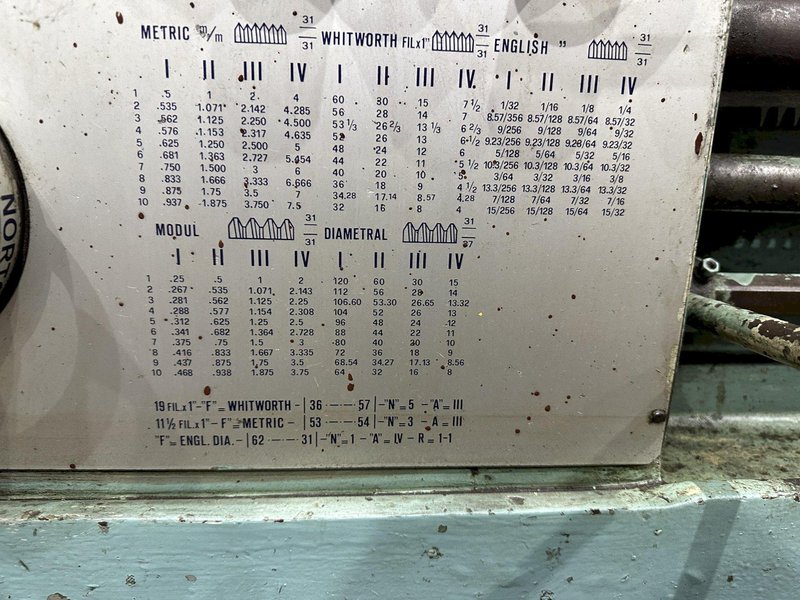 34" X 108" LANSING ENGINE LATHE: STOCK #77257
