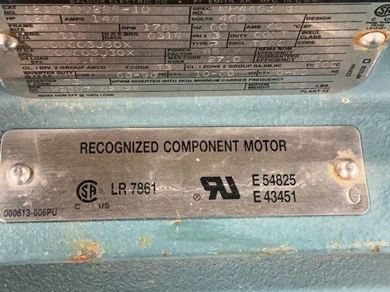 Baldor-reliance  125 Hp  Motor - 1210799285-10