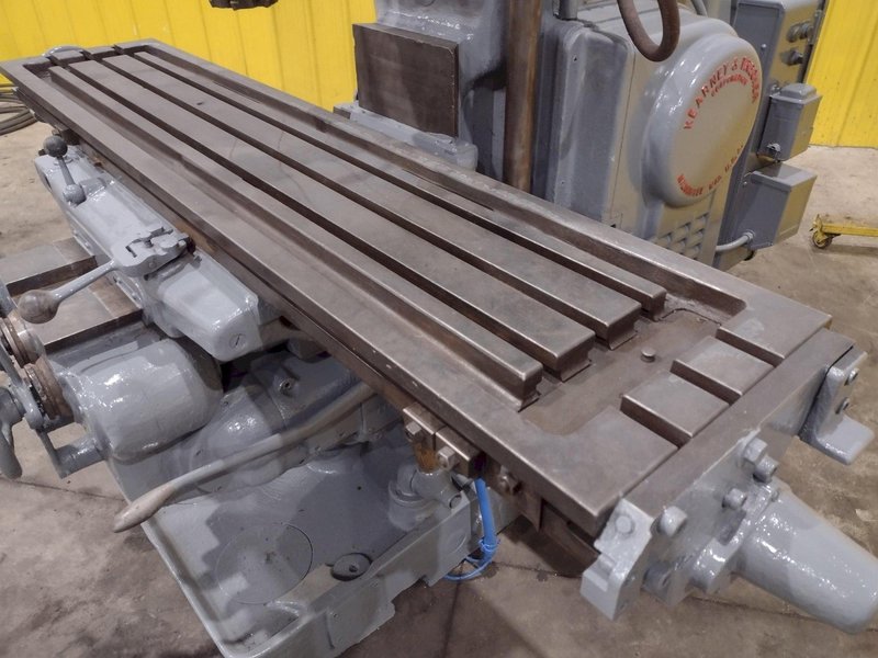 #3 KEARNEY &amp; TRECKER MILWAUKEE MODEL #3 VERTICAL MILLING MACHINE 64" x 13" x 10 HP: YOBRO #24458