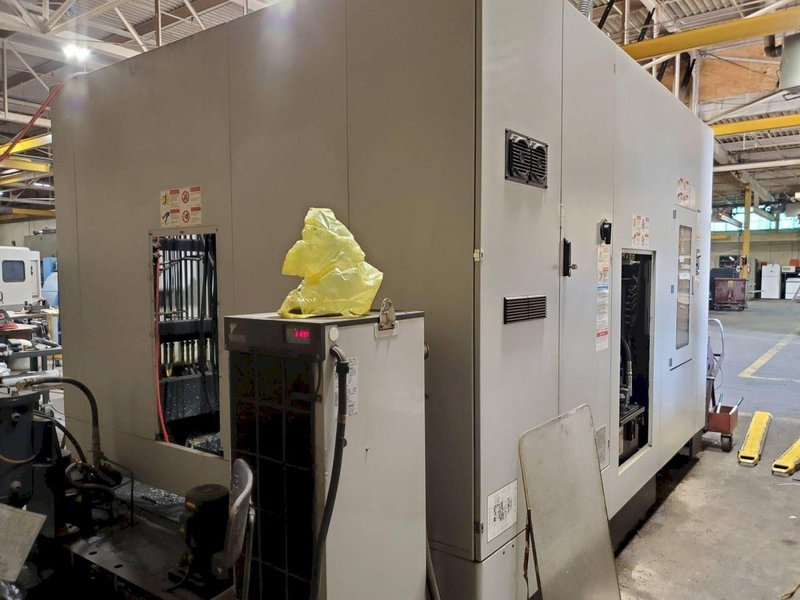 Doosan HP 5100 HMC, 2008 – TSC, Fanuc Control, Chip Conveyor