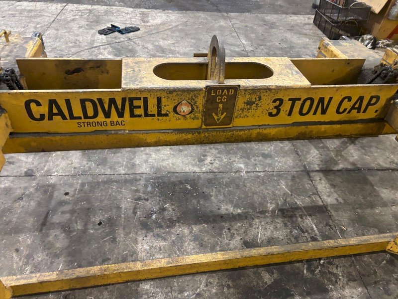 3 TON X 24" TO 70" WIDE CALDWELL MOODEL #60-3-60 ADJUSTABLE SHEET LIFTER: YOBRO #24456