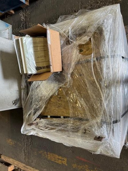 2007 Sinto model scc-90-a vertically parted cold box core cell s/n scc-0011-00 with recieving hopper, scc90 core machine with enclosure and controls