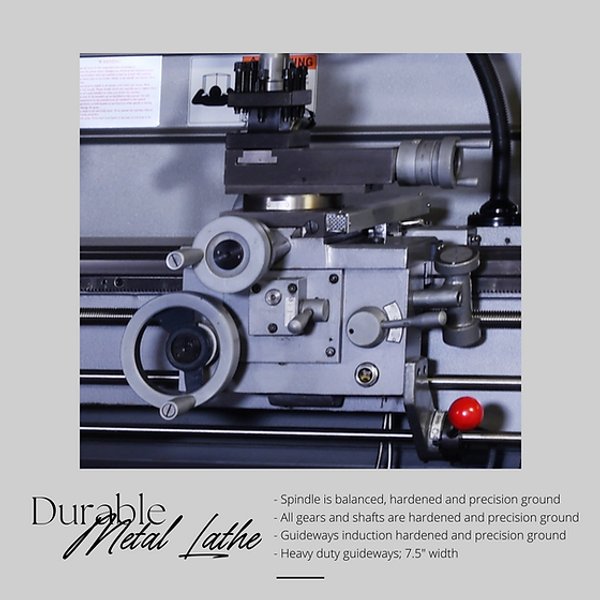 NEW 14" X 40"  GMC MODEL GML-1440BGF-1 HIGH SPEED GEARED HEAD ENGINE LATHE (SINGLE PHASE)