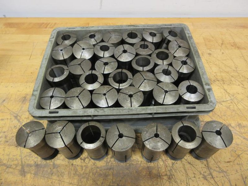 Hardinge and Lyndex 16C Collets, (35pcs) Various Diameters- Auction Item