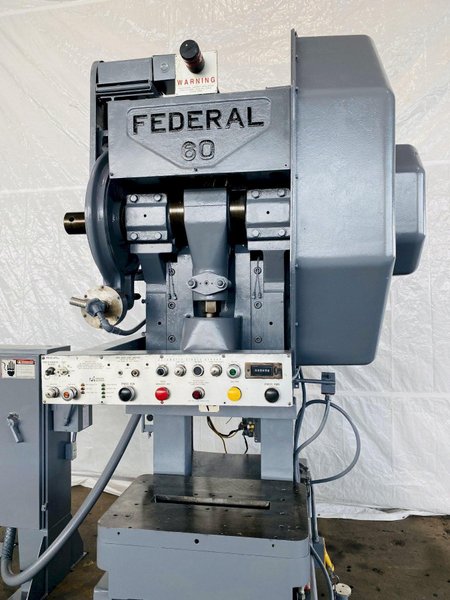 60 TON FEDERAL / PRECISION INDUSTRIES OBI PRESS, 3" STROKE: STOCK #14979