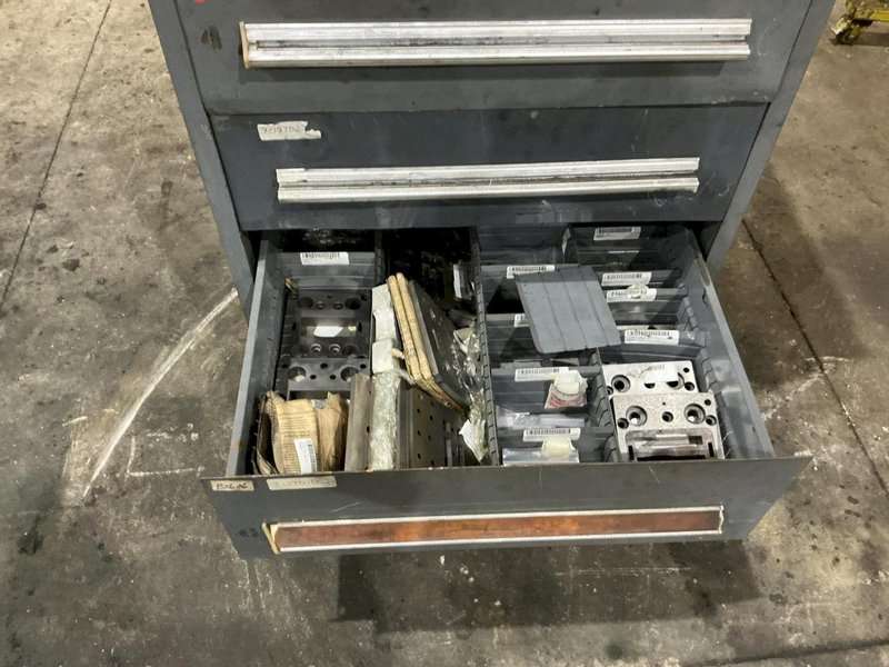 7 DRAWER X 30” X 28” X 59”  STANLEY VIDMAR TOOL STORAGE CABINET: YOBRO #26073