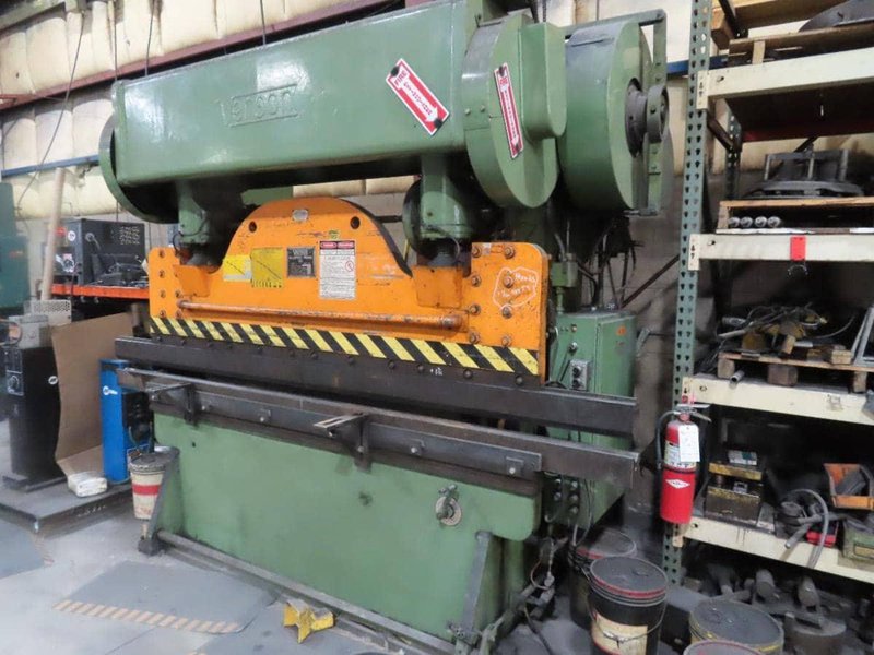 90 Ton x 10′ Verson 306-90 Mechanical Press Brake – Great condition