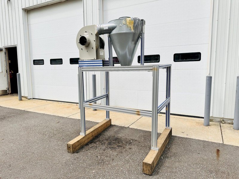 Kongsklide Cyclone w/ Blades Machinery Co. 3-Hp Blower | Feeder / Separator