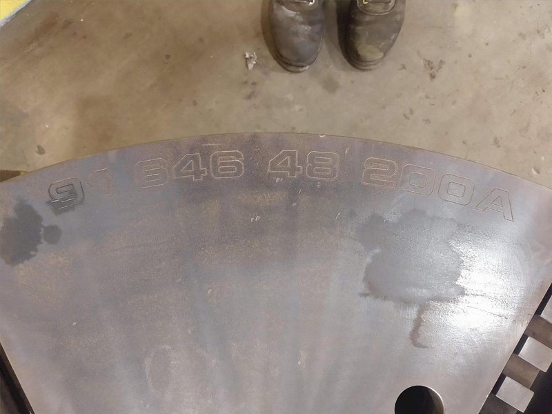 48" x 3 JAW CUSHMAN MODEL #91-646-48-200A LATHE CHUCK: STOCK #11120