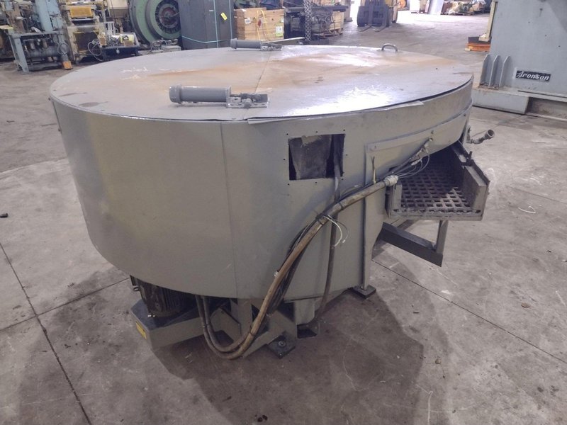 7.6 CU FT ALMCO MODEL #OR-9VLR ROTARY VIBRATORY FINISHER &amp; DEBURRER: YOBRO #25014