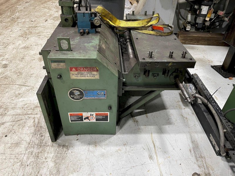 30" Coe Press Equipment Servo Feed with Pull Thru Straightener