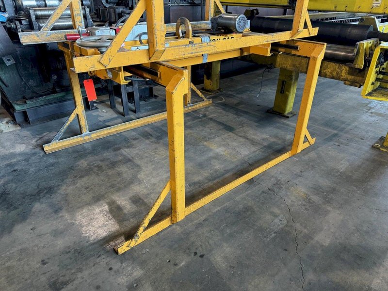 10,000 LB X 96" L X 48" W CALDWELL POWERED ADJUSTABLE SHEET LIFTER. STOCK # 0872024