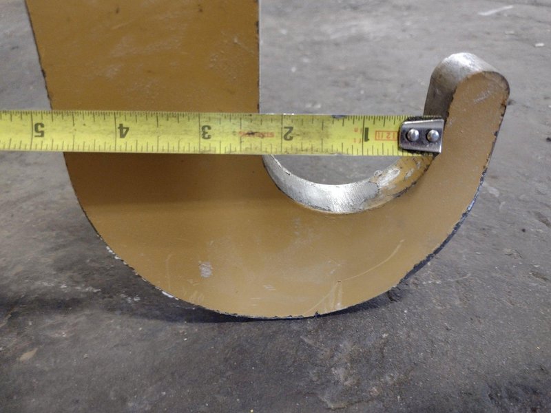 3 TON 6000 LBS CONTRX CRANES SPREADER BAR WITH ROLL HOOKS: STOCK #16539
