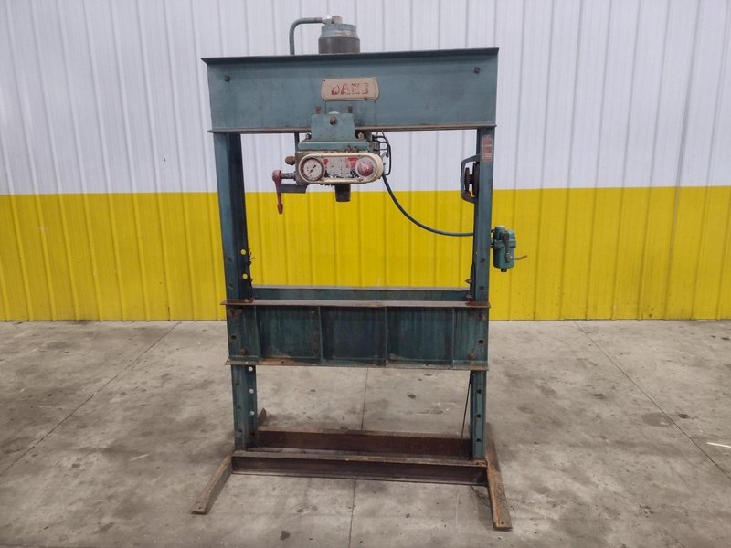 75 TON DAKE MODEL #6-275 AIR-HYDRAULIC H-FRAME PRESS: STOCK #23521