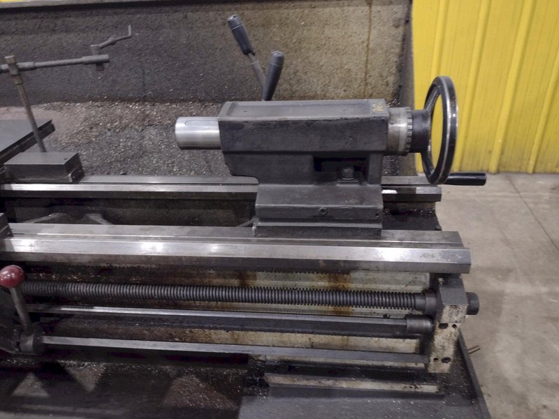 13" X 50" CLAUSING COLCHESTER MODEL #13 ENGINE LATHE 1.65" HOLE: STOCK #23357