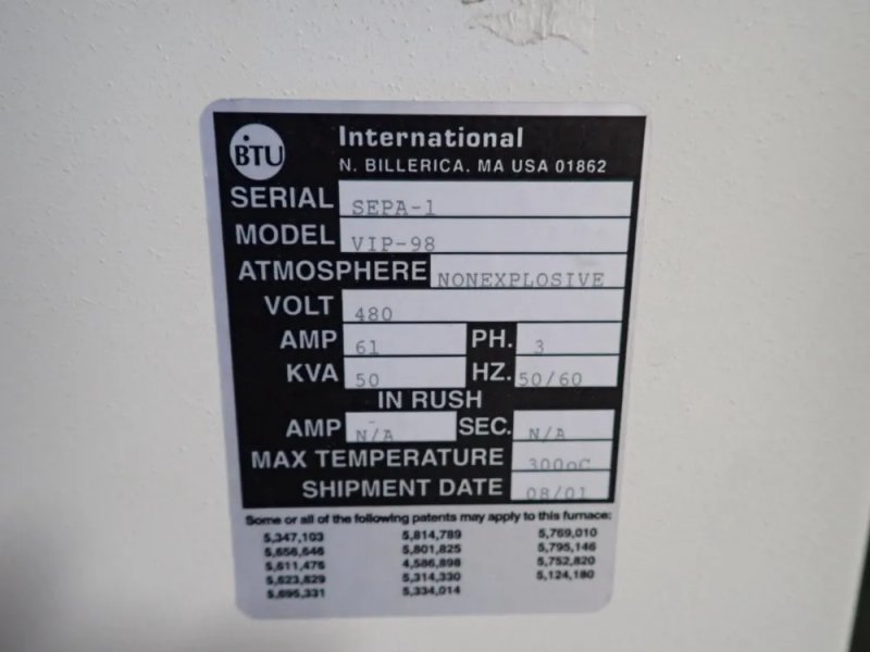 Btu Reflow Oven  - Vip-98