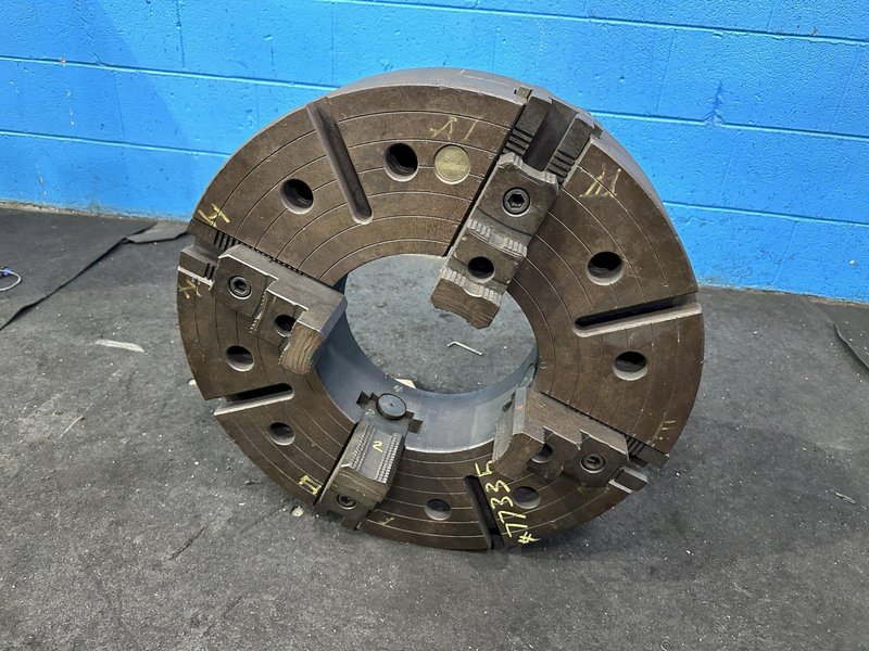 24" Gisholdt 4-Jaw Lathe Chuck: STOCK #77335