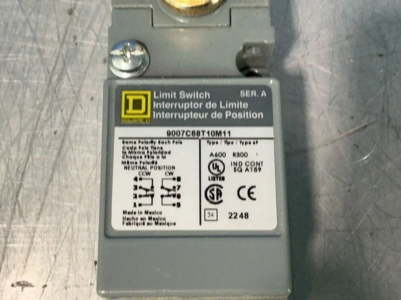 Square D Limit Switches - 9007c68t10m11