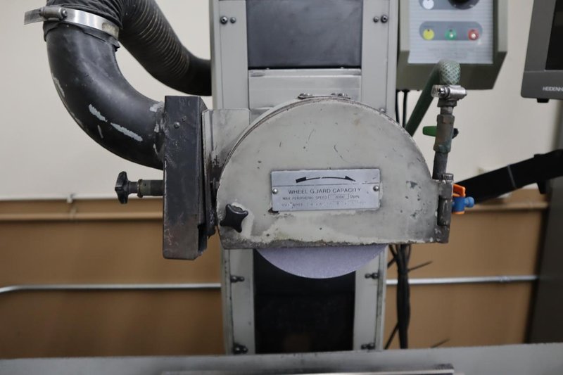 Okamoto Linear 618 Hand Feed Surface Grinder, 6" x 18", Heidenhain 2-Axis DRO, EM Chuck, Coolant- Auction Item