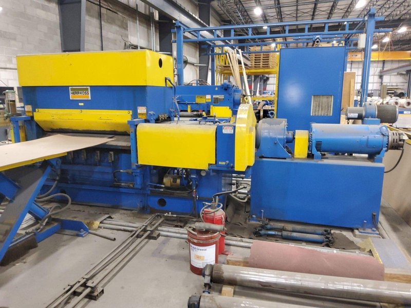 48″ X 20,000LBS X .80″ HERR VOSS CUT-TO-LENGTH LINE W/PRECISION LEVELER