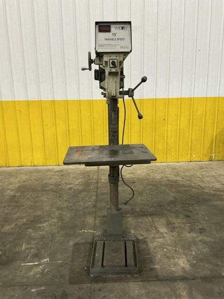 15" WILTON MODEL #A5816 VARIABLE SPEED SINGLE SPINDLE DRILL PRESS : YOBRO 26291