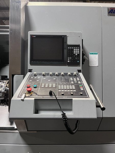 Accuway UZ-2000T2Y CNC Lathe – Y Axis Twin Spindle Twin Turret