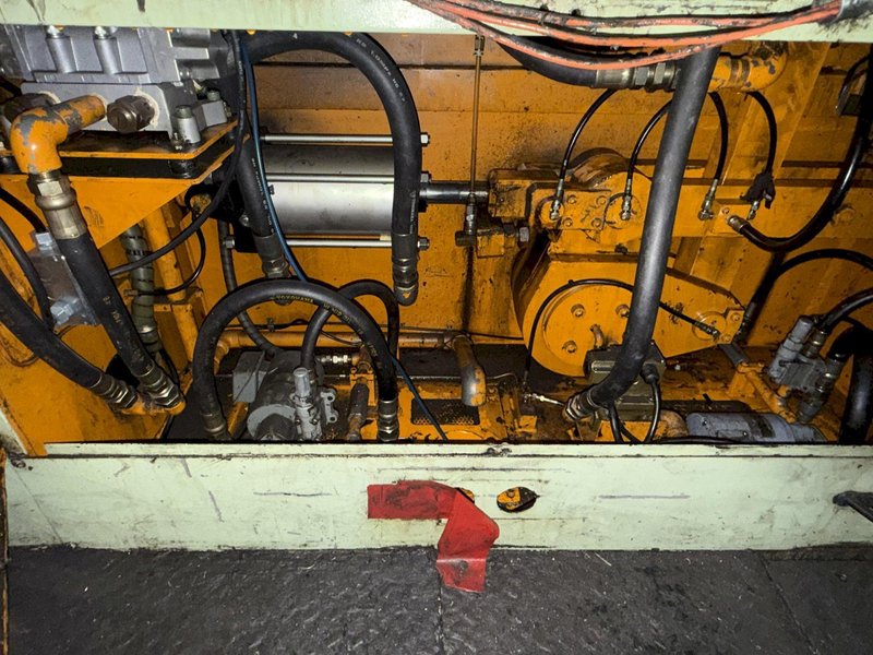 630 TON AIDA MODEL #K-630 KNUCKLE JOINT PRESS, 25-40 SPM, NEW 1991: YOBRO #25820