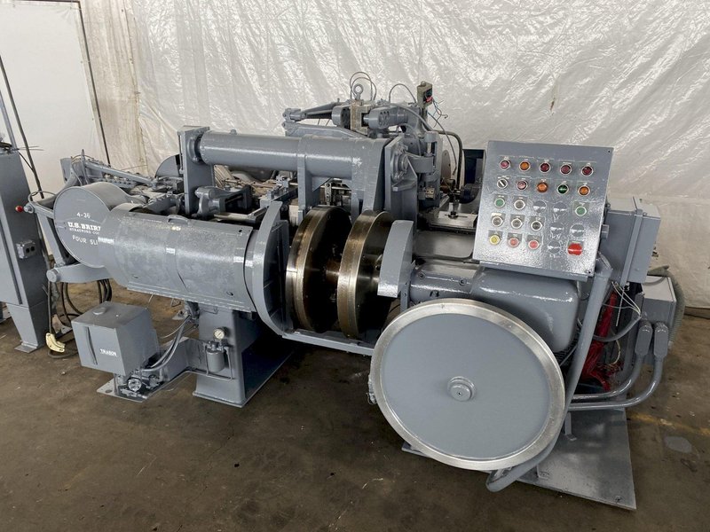1/4" X 36" US BAIRD #4-36 FOUR SLIDE WIRE MACHINE. STOCK # 0510619