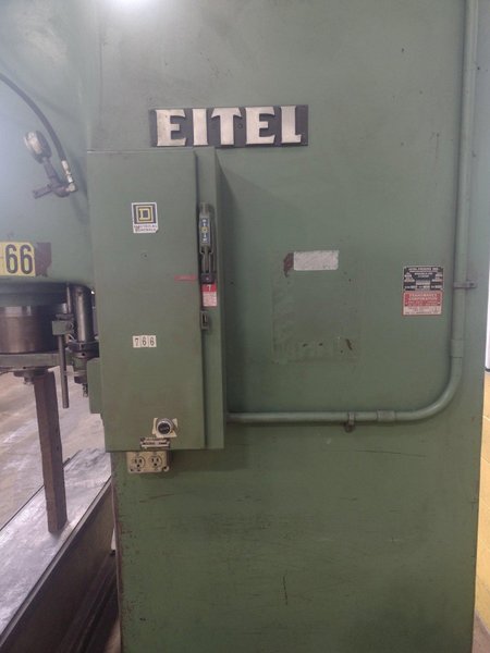 100 TON EITEL MODEL #RP100 HYDRAULIC C-FRAME PRECISION STRAIGHTENING PRESS: YOBRO #16014