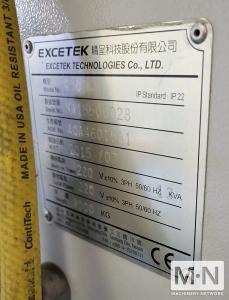 Excetek W500G Wire EDM, New 2015