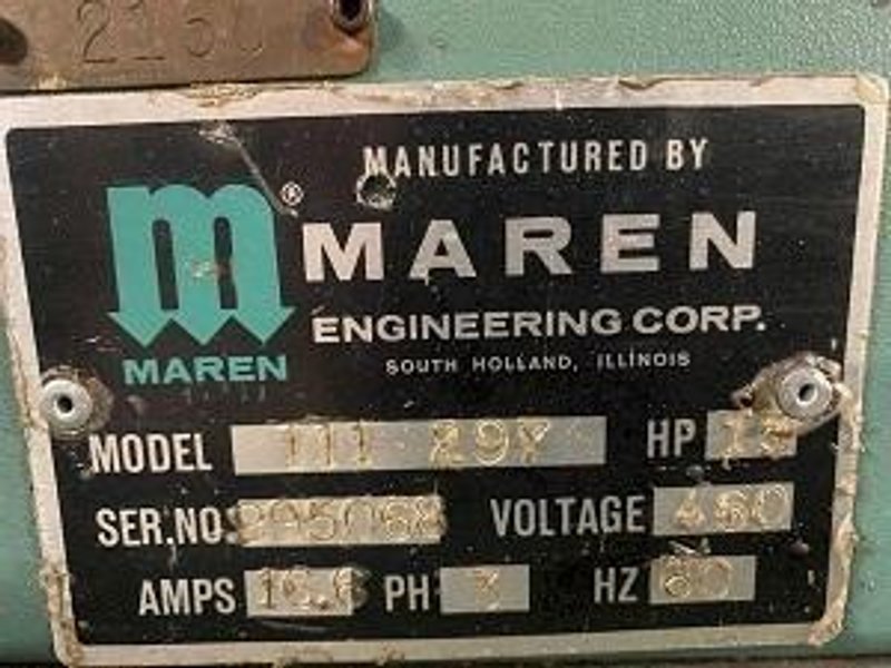 15" x 15" MAREN #111 297 SCRAP BALER