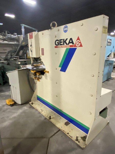Geka PUMA 110/E-500 Punch w/ Semi-Paxy