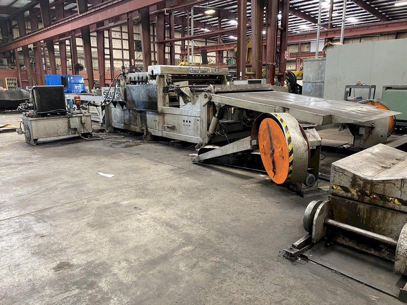 72" X .075 X 50,000 LB IOWA PRECISION SLEAR #3 SLITTING CUT TO LENGTH LINE STOCK #2177